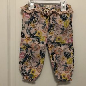 Zara baby girl linen blend pants. 12-18 months